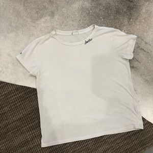 Mother Denim Embroidered Tee